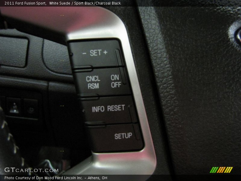 White Suede / Sport Black/Charcoal Black 2011 Ford Fusion Sport