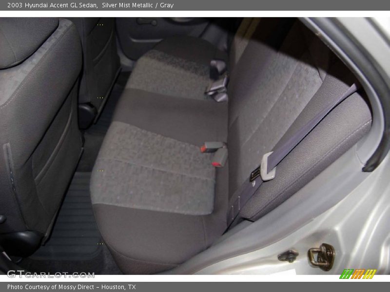 Silver Mist Metallic / Gray 2003 Hyundai Accent GL Sedan