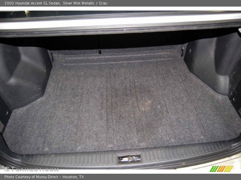 Silver Mist Metallic / Gray 2003 Hyundai Accent GL Sedan