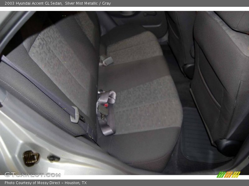 Silver Mist Metallic / Gray 2003 Hyundai Accent GL Sedan