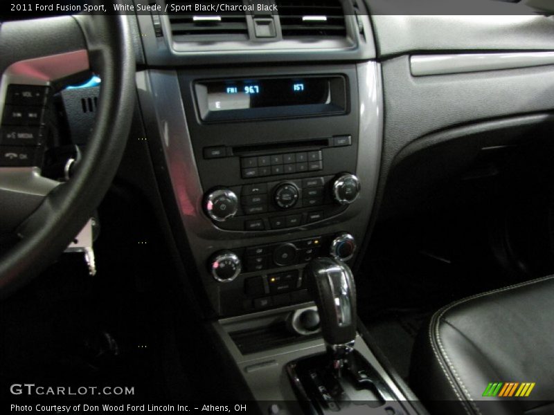 White Suede / Sport Black/Charcoal Black 2011 Ford Fusion Sport
