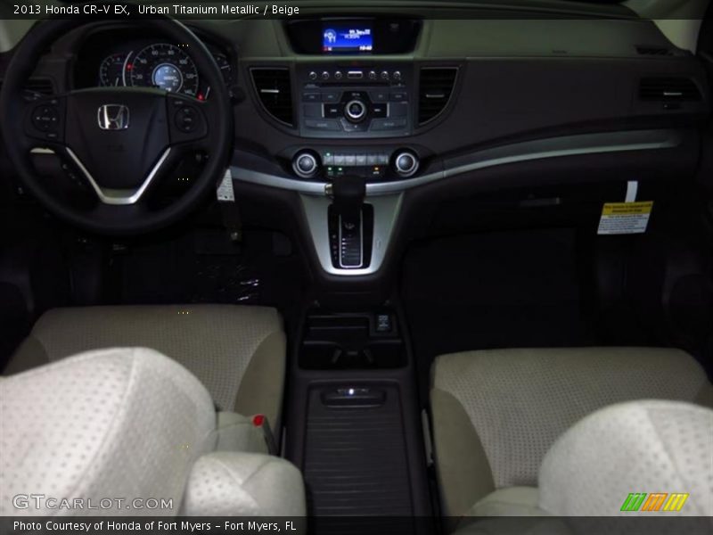 Urban Titanium Metallic / Beige 2013 Honda CR-V EX