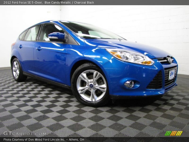 Blue Candy Metallic / Charcoal Black 2012 Ford Focus SE 5-Door