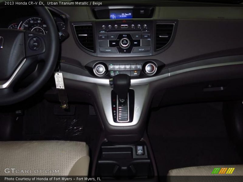 Urban Titanium Metallic / Beige 2013 Honda CR-V EX