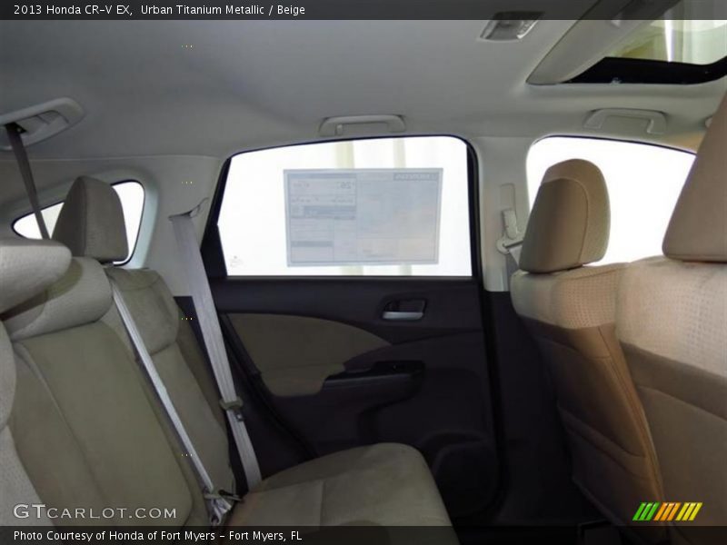 Urban Titanium Metallic / Beige 2013 Honda CR-V EX