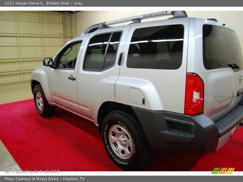 Brilliant Silver / Gray 2012 Nissan Xterra X