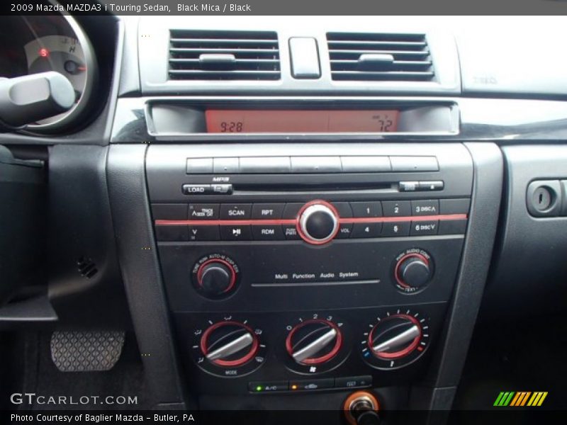 Black Mica / Black 2009 Mazda MAZDA3 i Touring Sedan