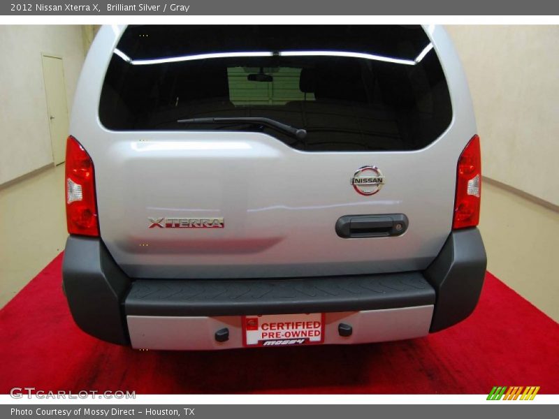 Brilliant Silver / Gray 2012 Nissan Xterra X