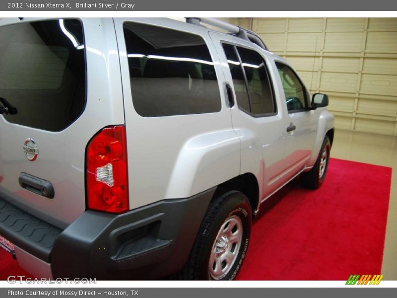 Brilliant Silver / Gray 2012 Nissan Xterra X