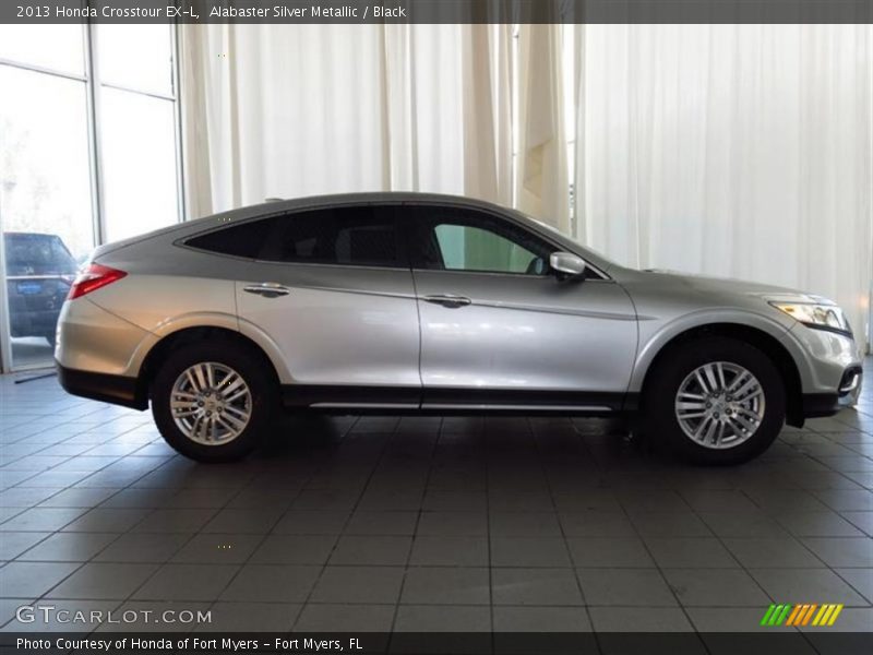 Alabaster Silver Metallic / Black 2013 Honda Crosstour EX-L