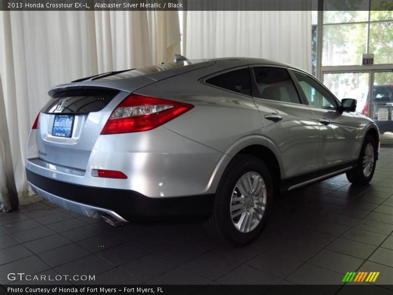 Alabaster Silver Metallic / Black 2013 Honda Crosstour EX-L