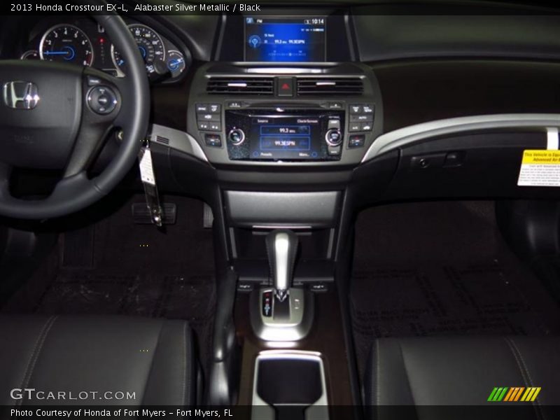 Alabaster Silver Metallic / Black 2013 Honda Crosstour EX-L