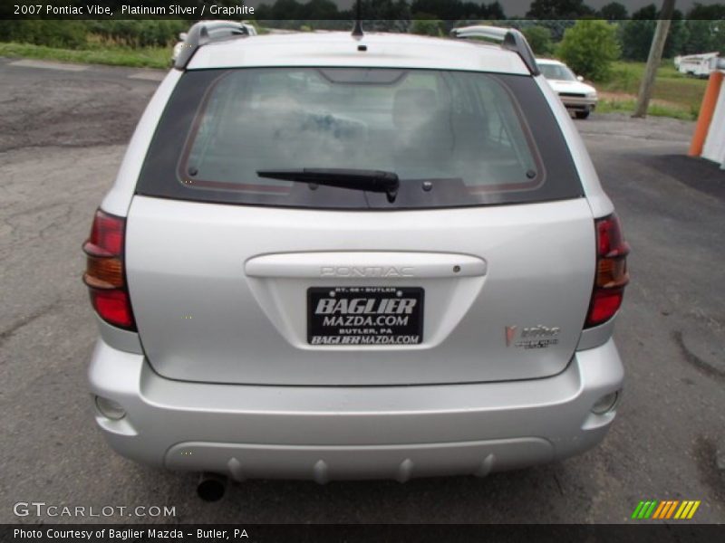 Platinum Silver / Graphite 2007 Pontiac Vibe