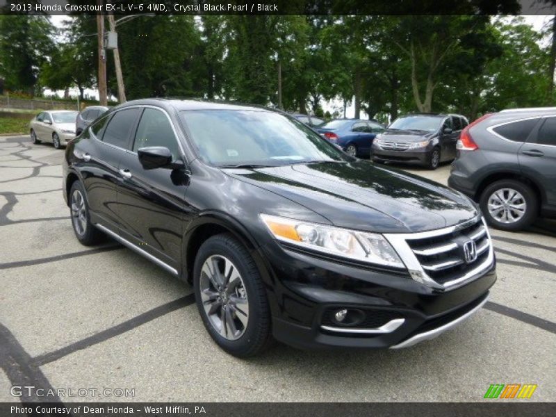 Crystal Black Pearl / Black 2013 Honda Crosstour EX-L V-6 4WD