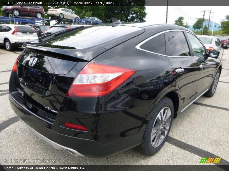 Crystal Black Pearl / Black 2013 Honda Crosstour EX-L V-6 4WD