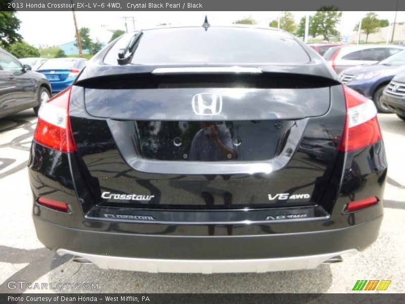 Crystal Black Pearl / Black 2013 Honda Crosstour EX-L V-6 4WD