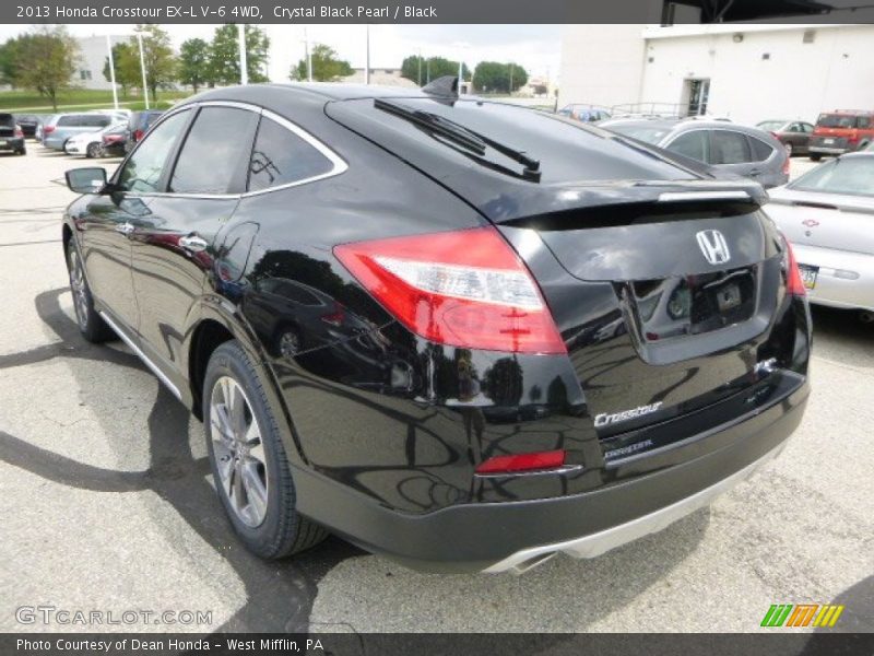 Crystal Black Pearl / Black 2013 Honda Crosstour EX-L V-6 4WD