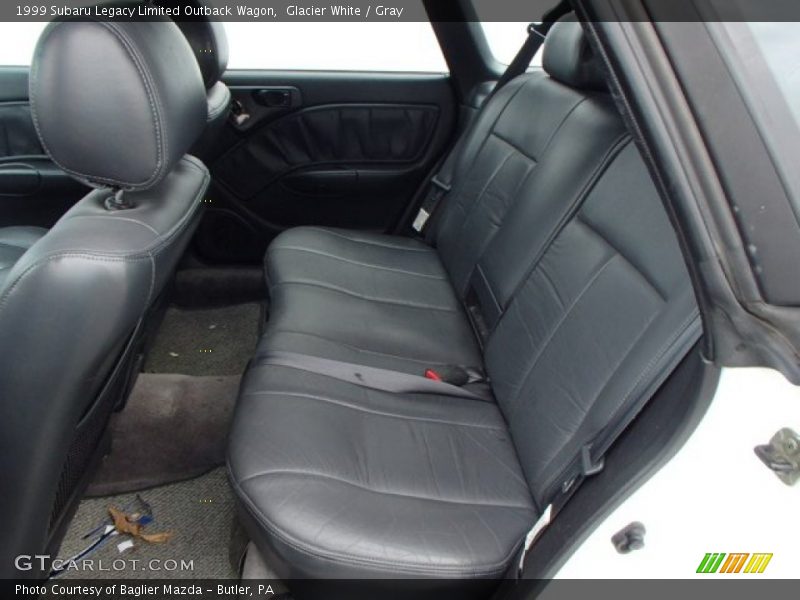 Glacier White / Gray 1999 Subaru Legacy Limited Outback Wagon
