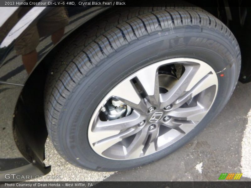 Crystal Black Pearl / Black 2013 Honda Crosstour EX-L V-6 4WD