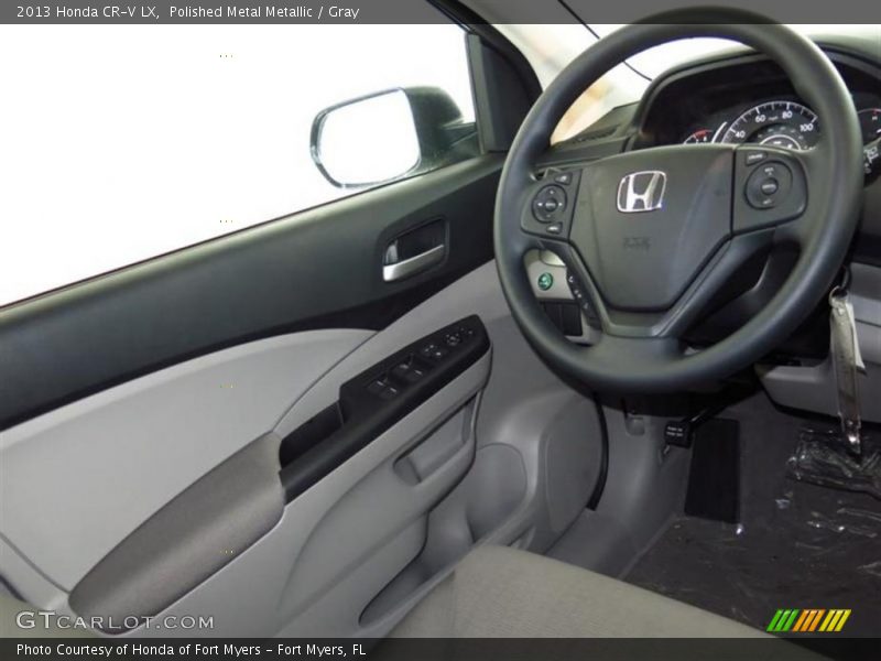 Polished Metal Metallic / Gray 2013 Honda CR-V LX