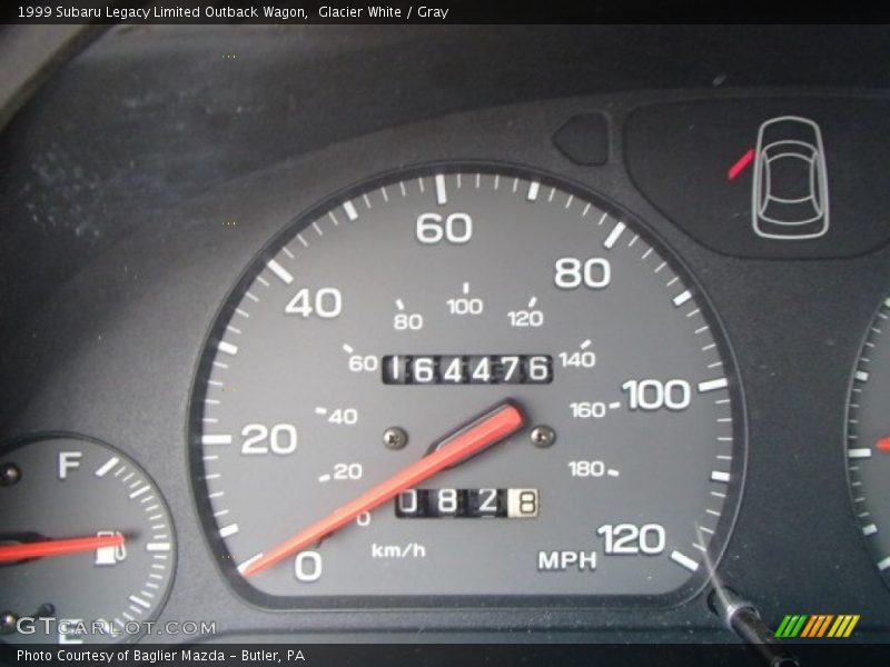 Glacier White / Gray 1999 Subaru Legacy Limited Outback Wagon