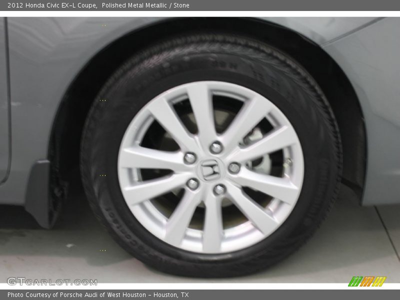 Polished Metal Metallic / Stone 2012 Honda Civic EX-L Coupe