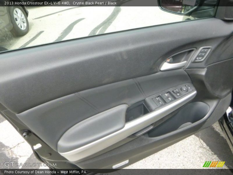 Crystal Black Pearl / Black 2013 Honda Crosstour EX-L V-6 4WD