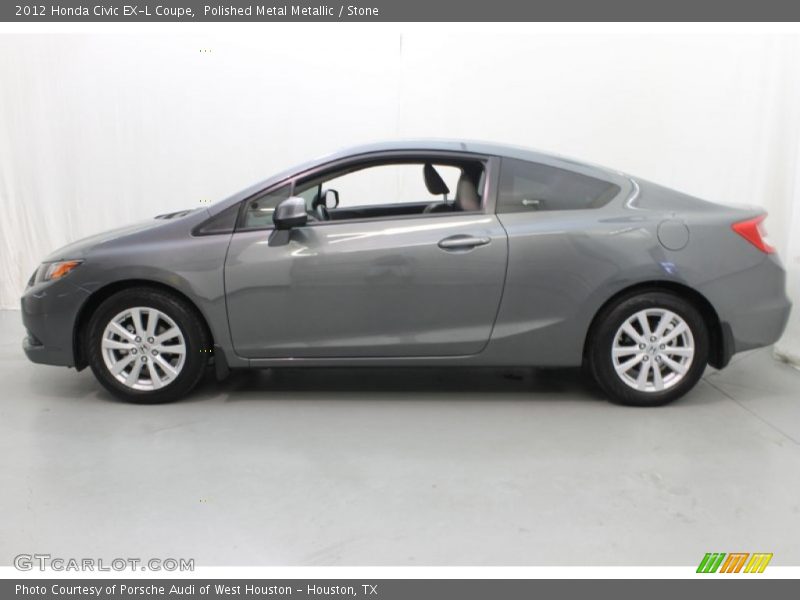 Polished Metal Metallic / Stone 2012 Honda Civic EX-L Coupe