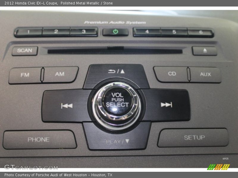 Controls of 2012 Civic EX-L Coupe