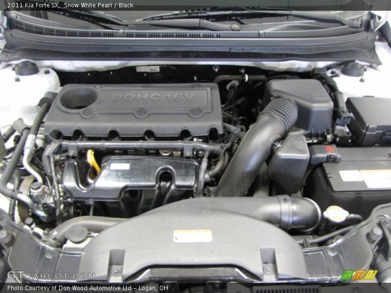Snow White Pearl / Black 2011 Kia Forte SX