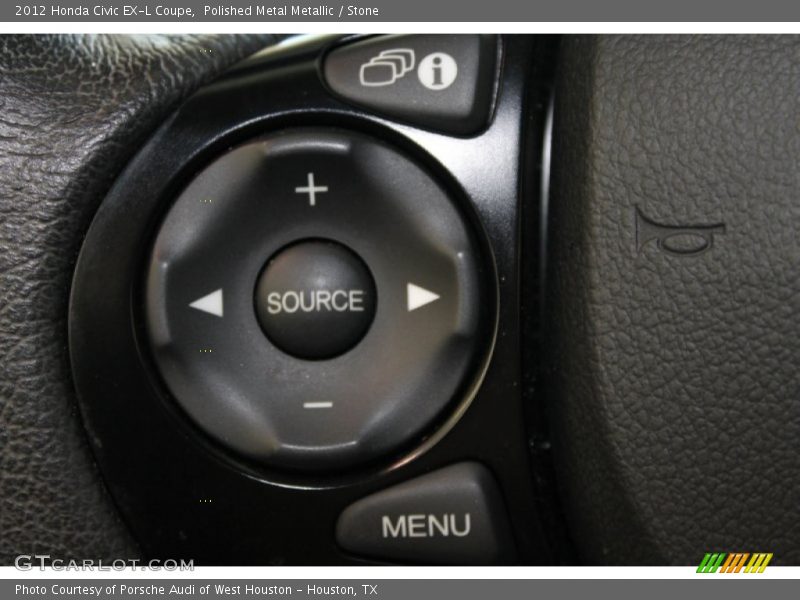 Controls of 2012 Civic EX-L Coupe