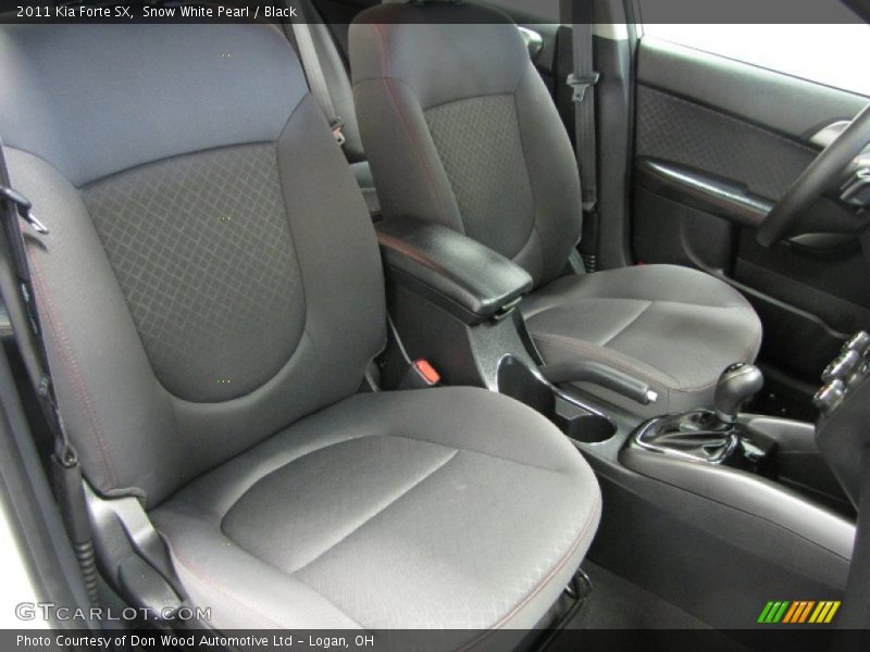 Snow White Pearl / Black 2011 Kia Forte SX