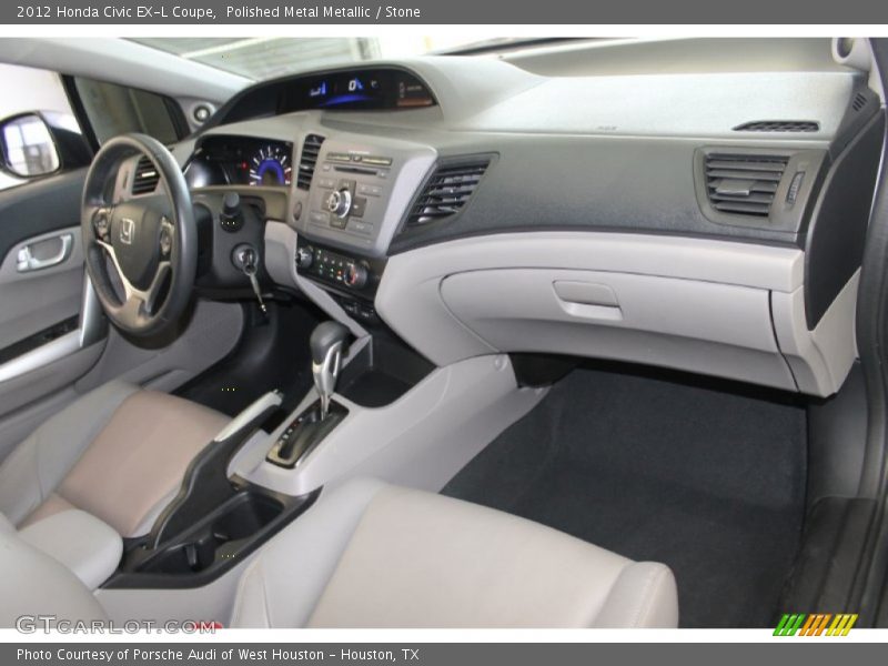 Polished Metal Metallic / Stone 2012 Honda Civic EX-L Coupe