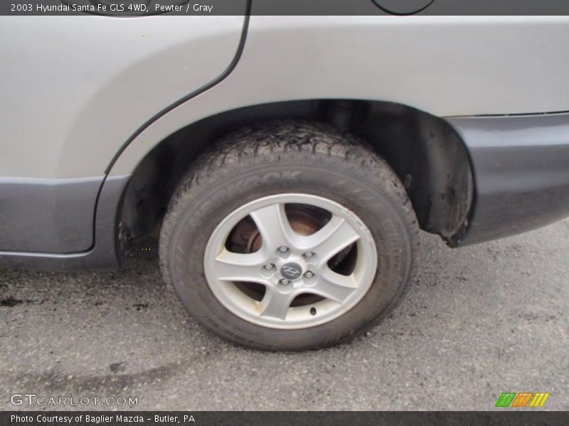 Pewter / Gray 2003 Hyundai Santa Fe GLS 4WD