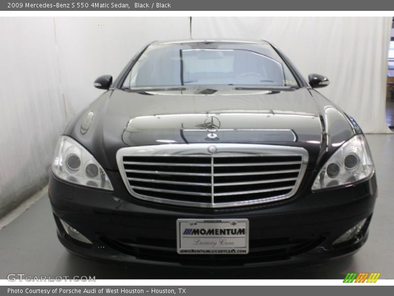 Black / Black 2009 Mercedes-Benz S 550 4Matic Sedan