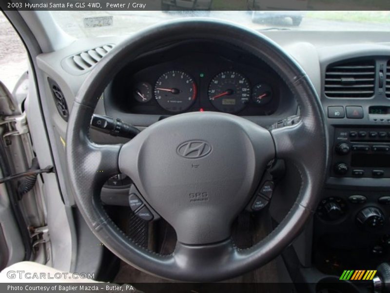 Pewter / Gray 2003 Hyundai Santa Fe GLS 4WD