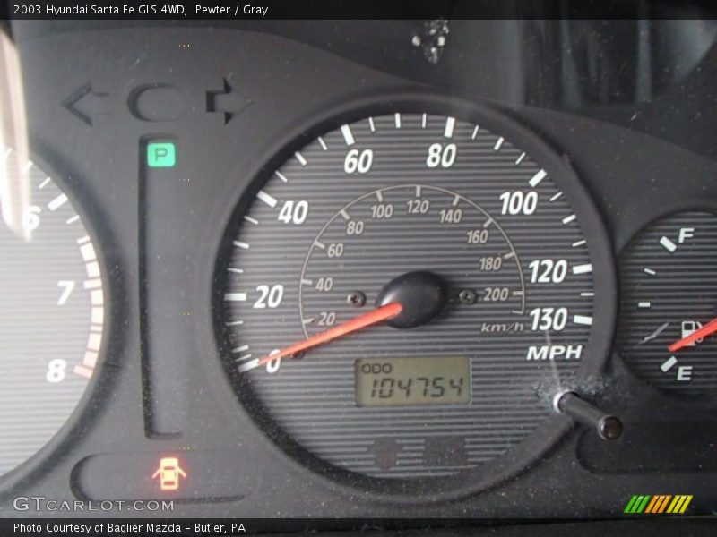 Pewter / Gray 2003 Hyundai Santa Fe GLS 4WD