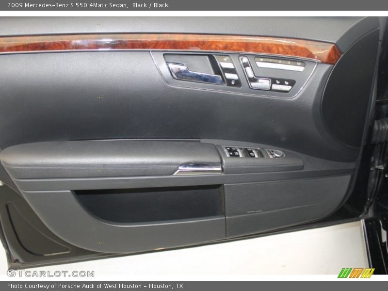 Black / Black 2009 Mercedes-Benz S 550 4Matic Sedan