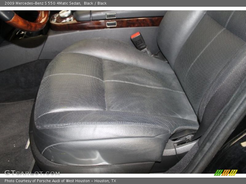 Black / Black 2009 Mercedes-Benz S 550 4Matic Sedan