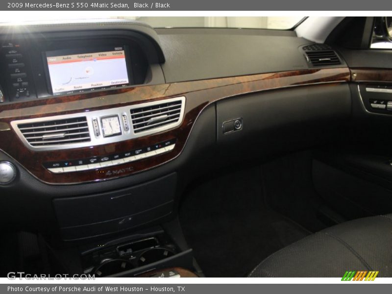 Black / Black 2009 Mercedes-Benz S 550 4Matic Sedan