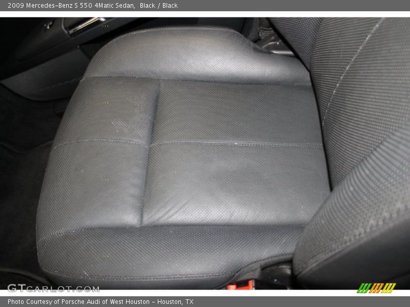 Black / Black 2009 Mercedes-Benz S 550 4Matic Sedan