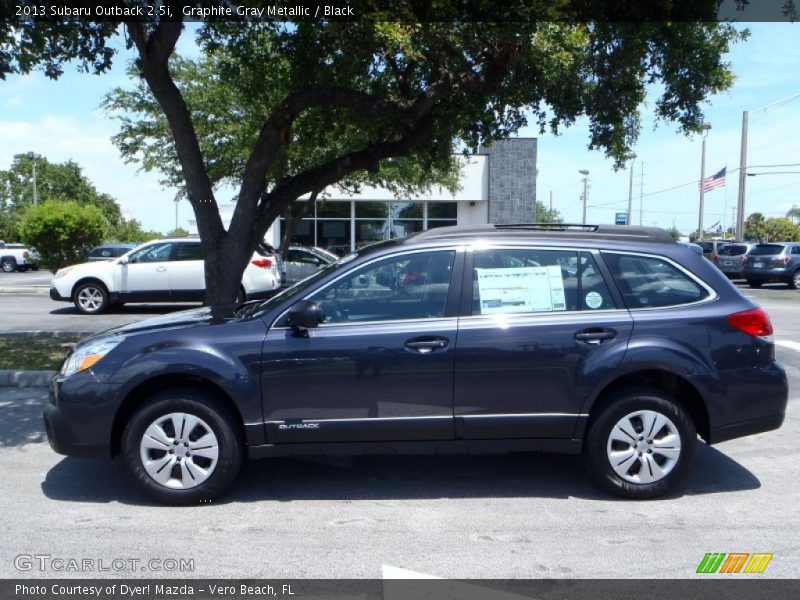 Graphite Gray Metallic / Black 2013 Subaru Outback 2.5i