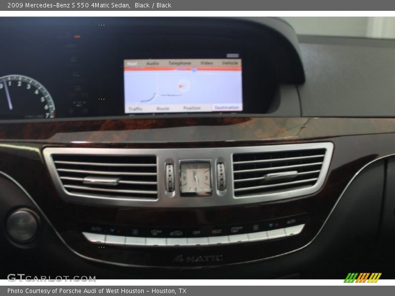 Black / Black 2009 Mercedes-Benz S 550 4Matic Sedan