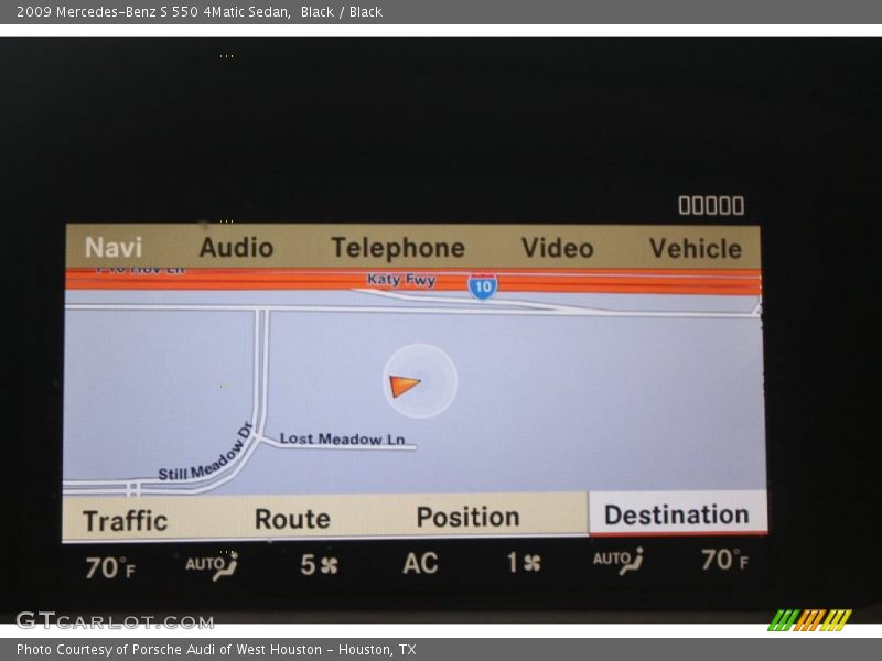 Black / Black 2009 Mercedes-Benz S 550 4Matic Sedan