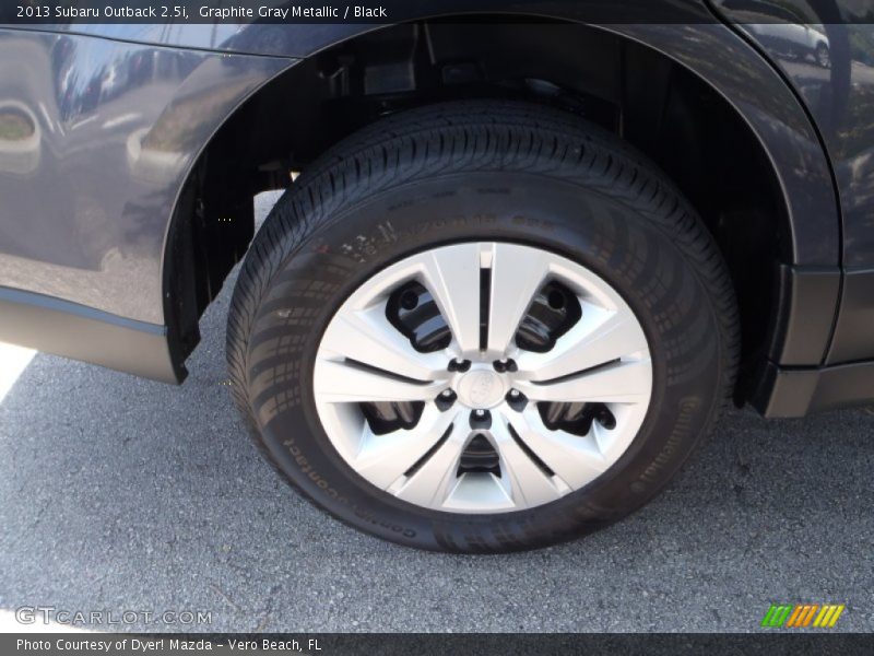 Graphite Gray Metallic / Black 2013 Subaru Outback 2.5i