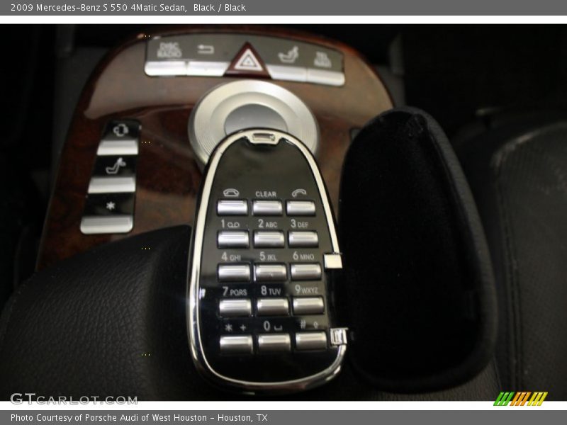 Black / Black 2009 Mercedes-Benz S 550 4Matic Sedan