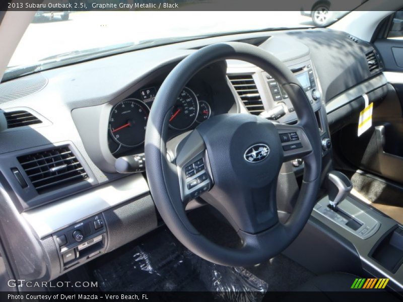 Graphite Gray Metallic / Black 2013 Subaru Outback 2.5i