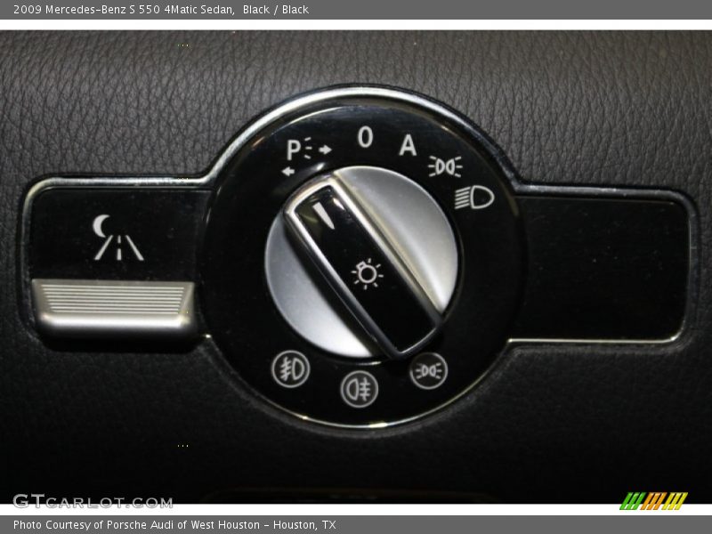 Black / Black 2009 Mercedes-Benz S 550 4Matic Sedan