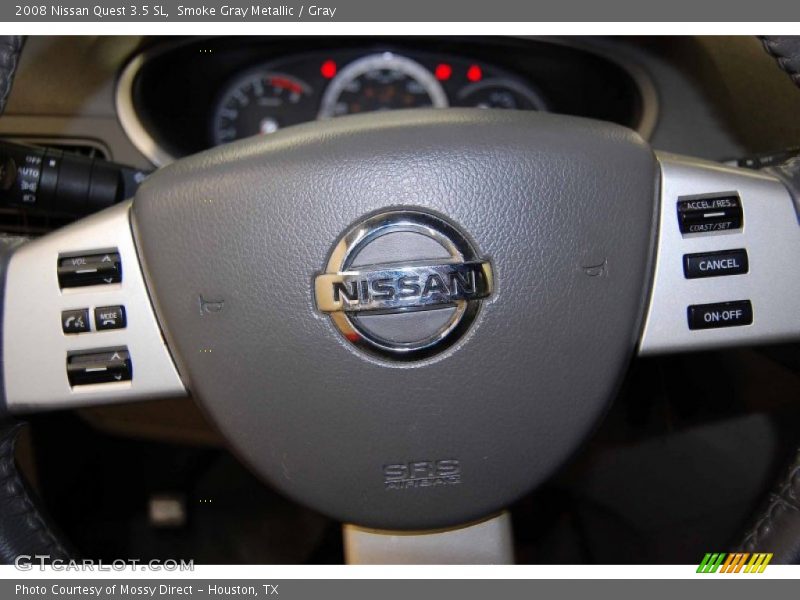 Smoke Gray Metallic / Gray 2008 Nissan Quest 3.5 SL