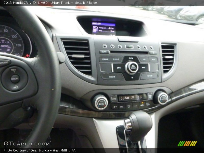 Urban Titanium Metallic / Beige 2013 Honda CR-V EX-L AWD